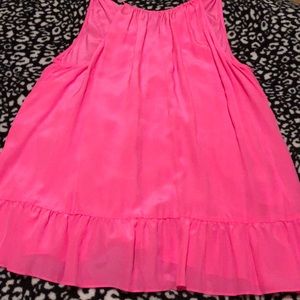 Lilly Pulitzer halter silk pink top